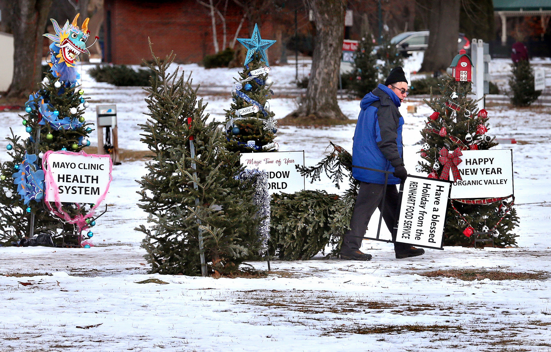 2019 Rotary Lights display in Riverside Park